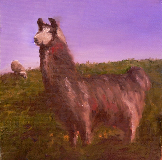 King of the Hill, oil on canvas
